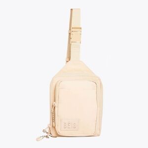 Beis Sport Sling Bag in Beige